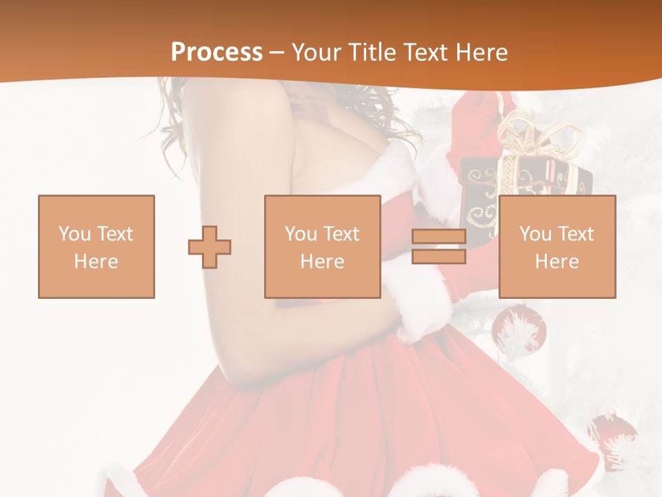 Costume Holiday Santa PowerPoint Template