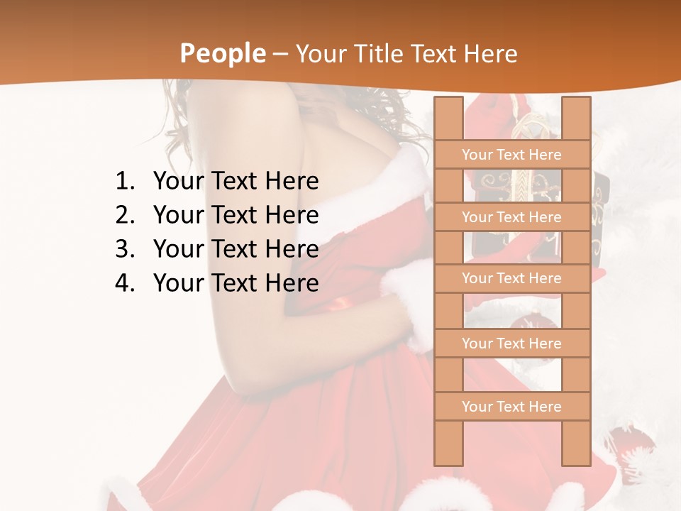 Costume Holiday Santa PowerPoint Template