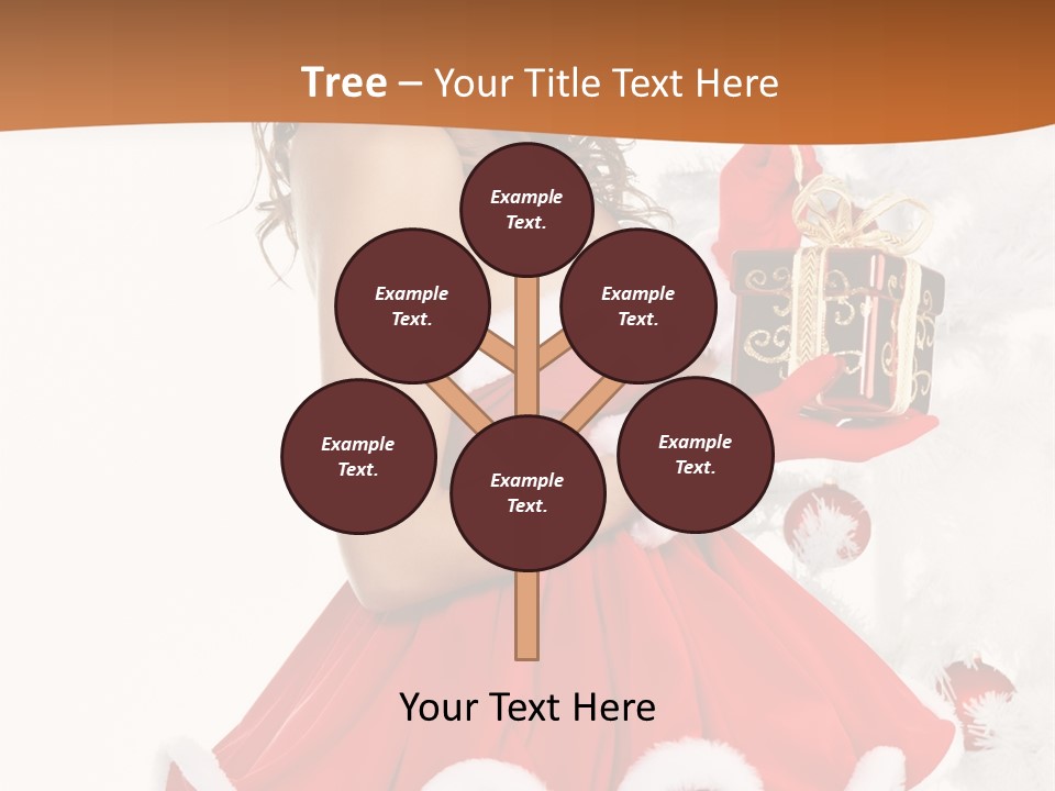 Costume Holiday Santa PowerPoint Template