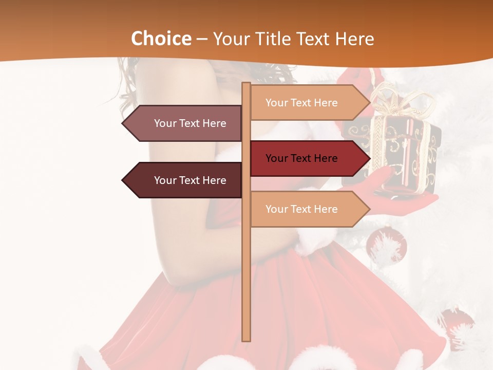 Costume Holiday Santa PowerPoint Template