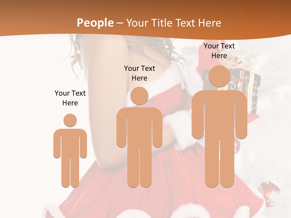 Costume Holiday Santa PowerPoint Template