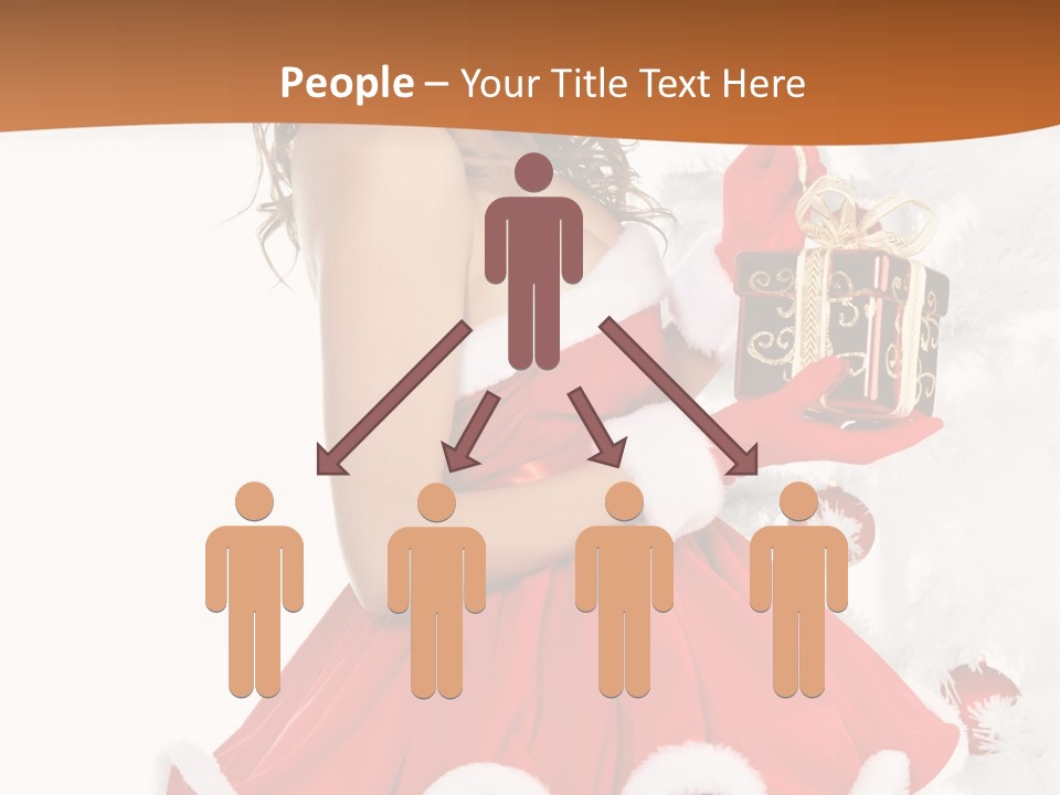 Costume Holiday Santa PowerPoint Template