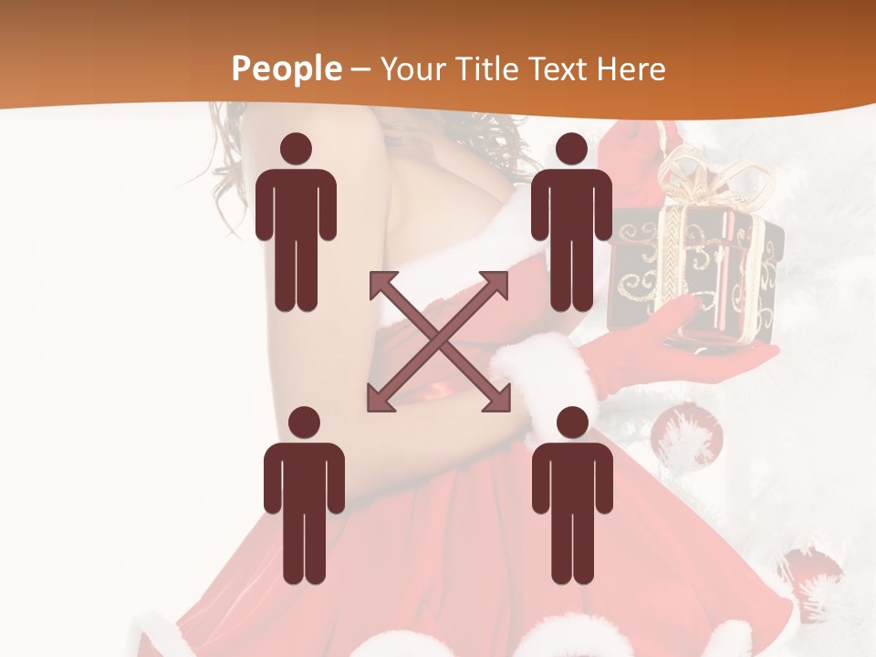 Costume Holiday Santa PowerPoint Template