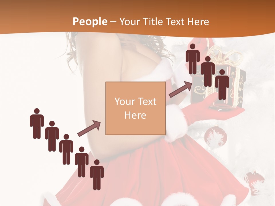 Costume Holiday Santa PowerPoint Template