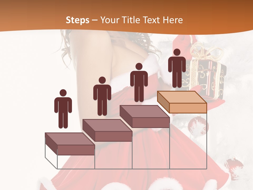 Costume Holiday Santa PowerPoint Template