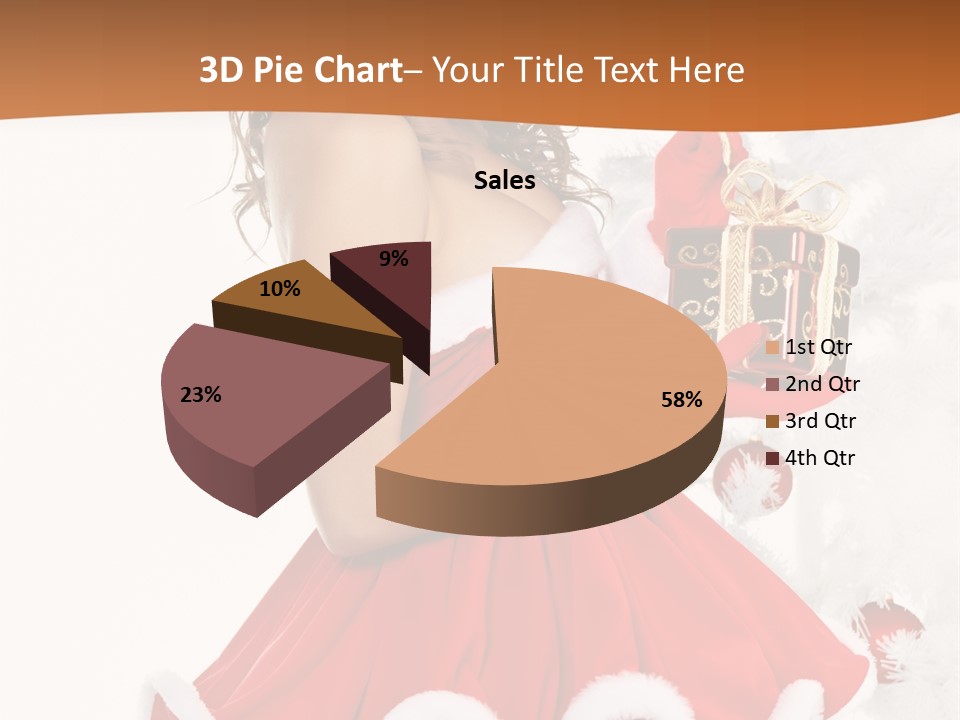 Costume Holiday Santa PowerPoint Template