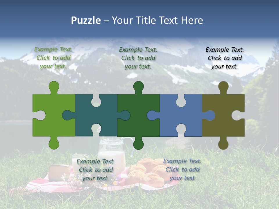 Alps Land Snow PowerPoint Template