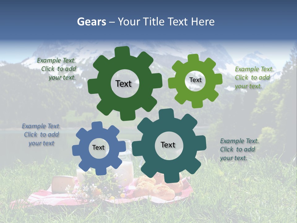 Alps Land Snow PowerPoint Template