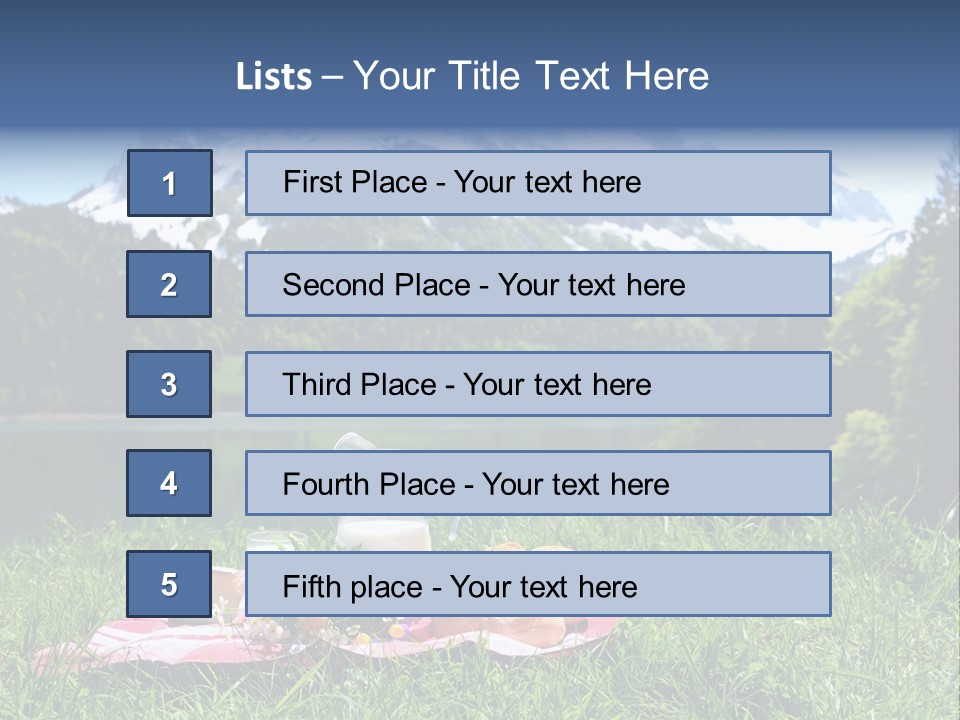 Alps Land Snow PowerPoint Template