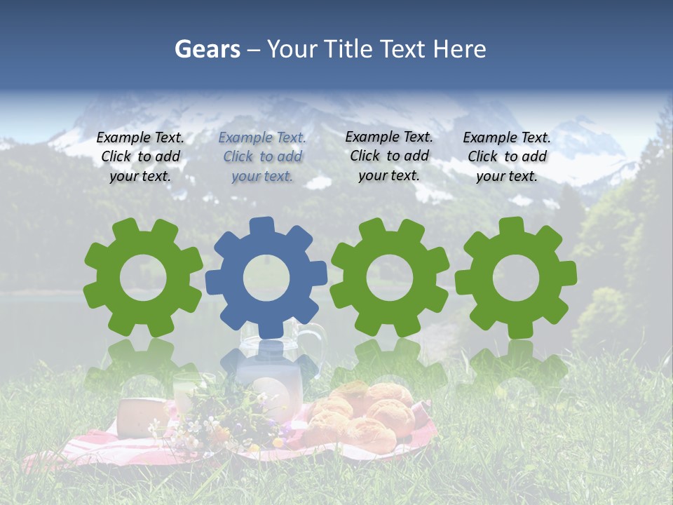 Alps Land Snow PowerPoint Template