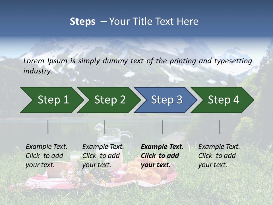 Alps Land Snow PowerPoint Template