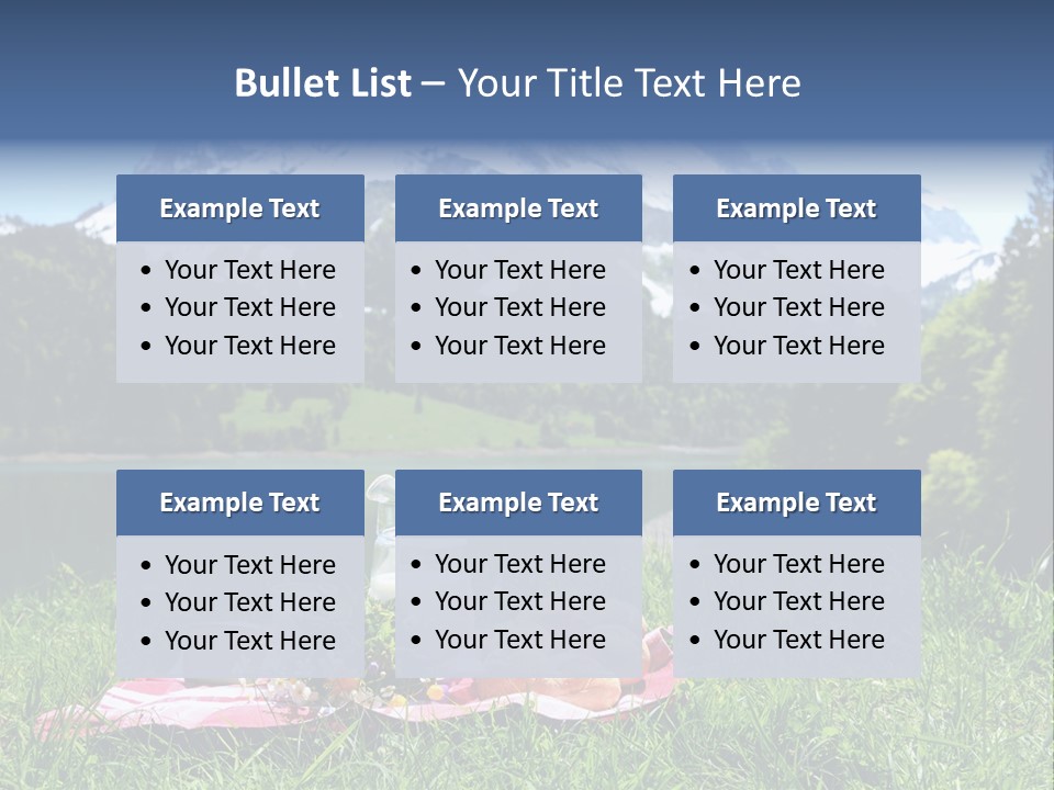 Alps Land Snow PowerPoint Template