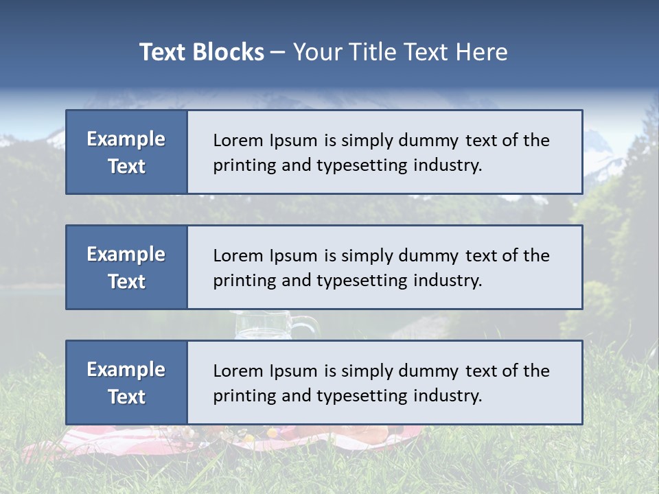 Alps Land Snow PowerPoint Template