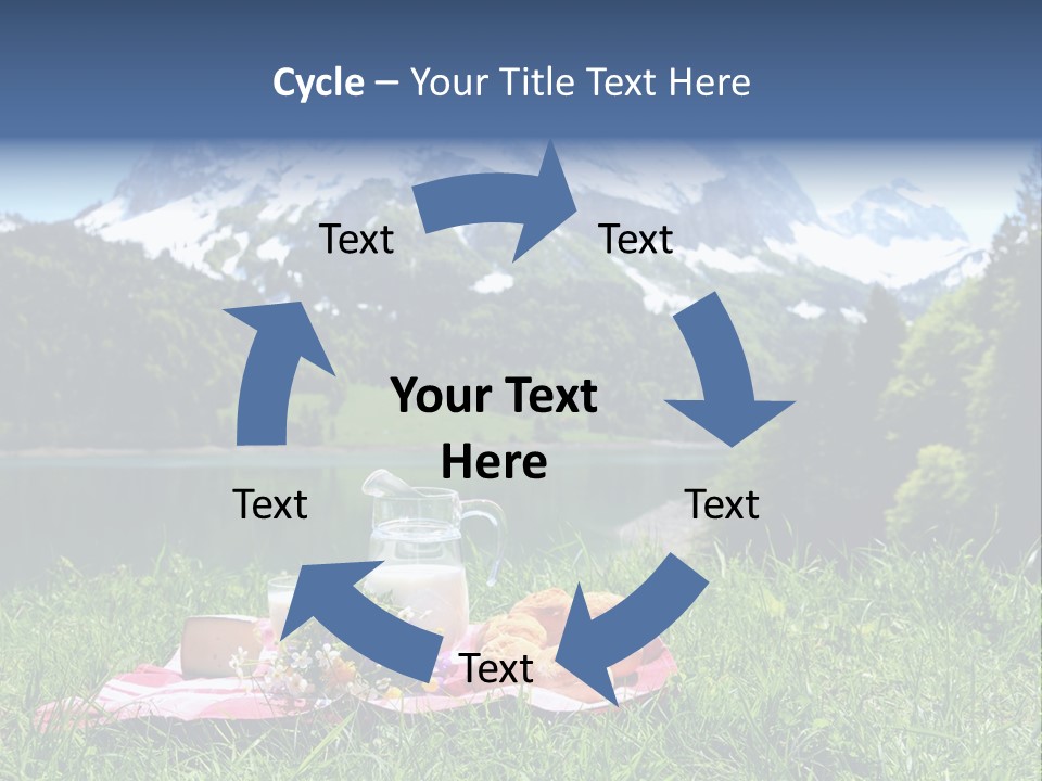 Alps Land Snow PowerPoint Template