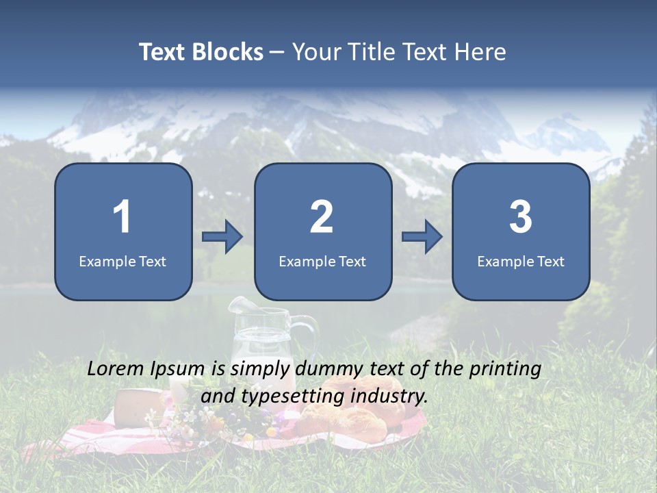 Alps Land Snow PowerPoint Template