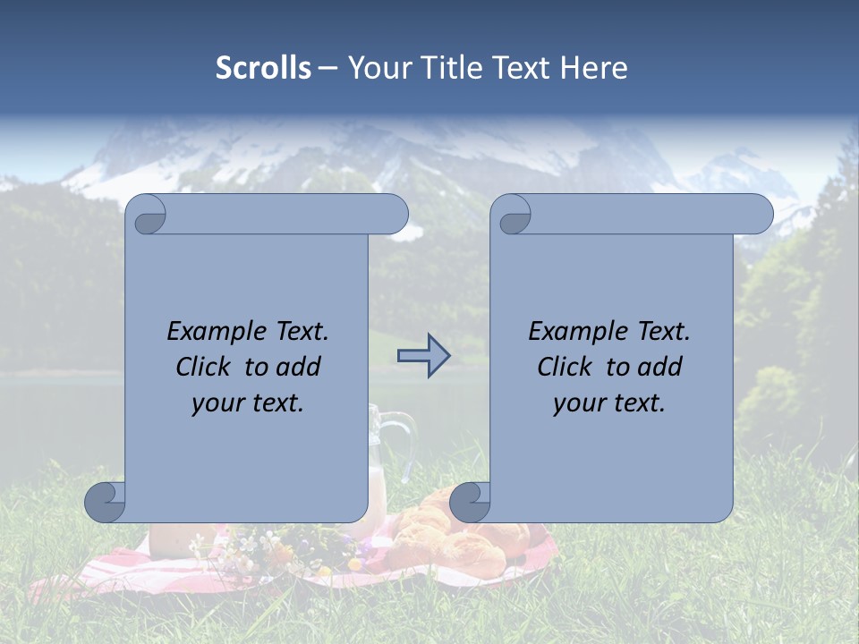 Alps Land Snow PowerPoint Template