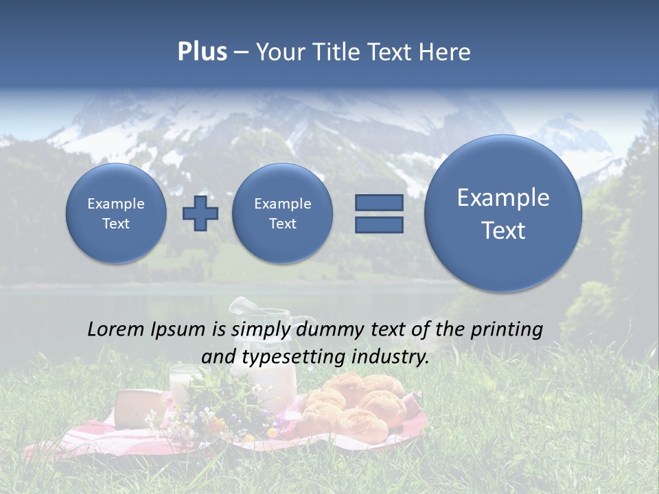 Alps Land Snow PowerPoint Template