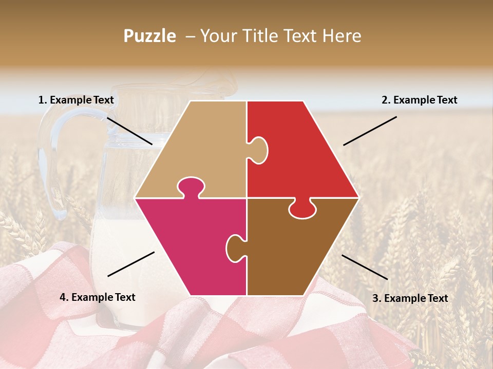 Idyllic Dairy Creamy PowerPoint Template