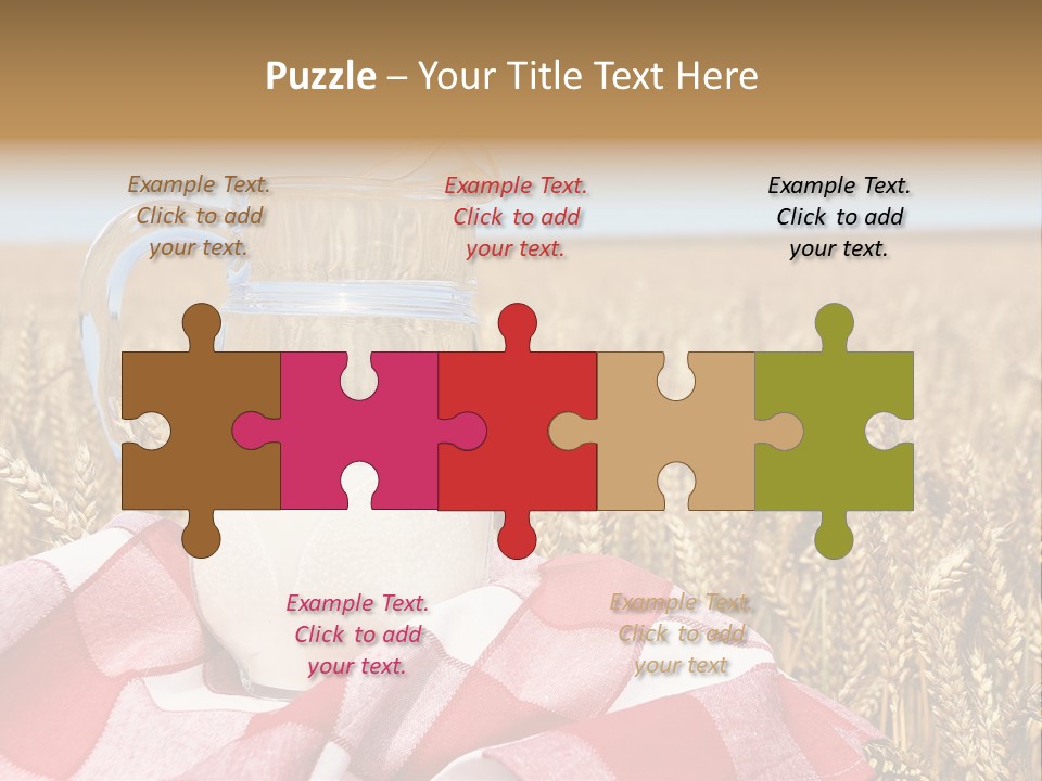 Idyllic Dairy Creamy PowerPoint Template