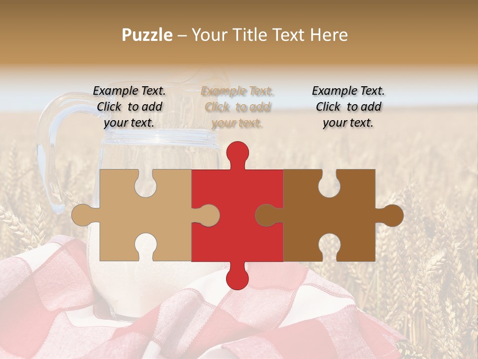 Idyllic Dairy Creamy PowerPoint Template