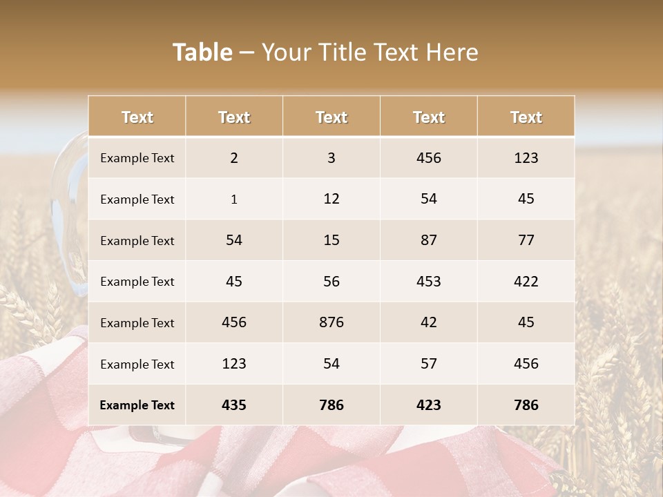 Idyllic Dairy Creamy PowerPoint Template