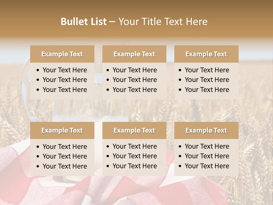 Idyllic Dairy Creamy PowerPoint Template