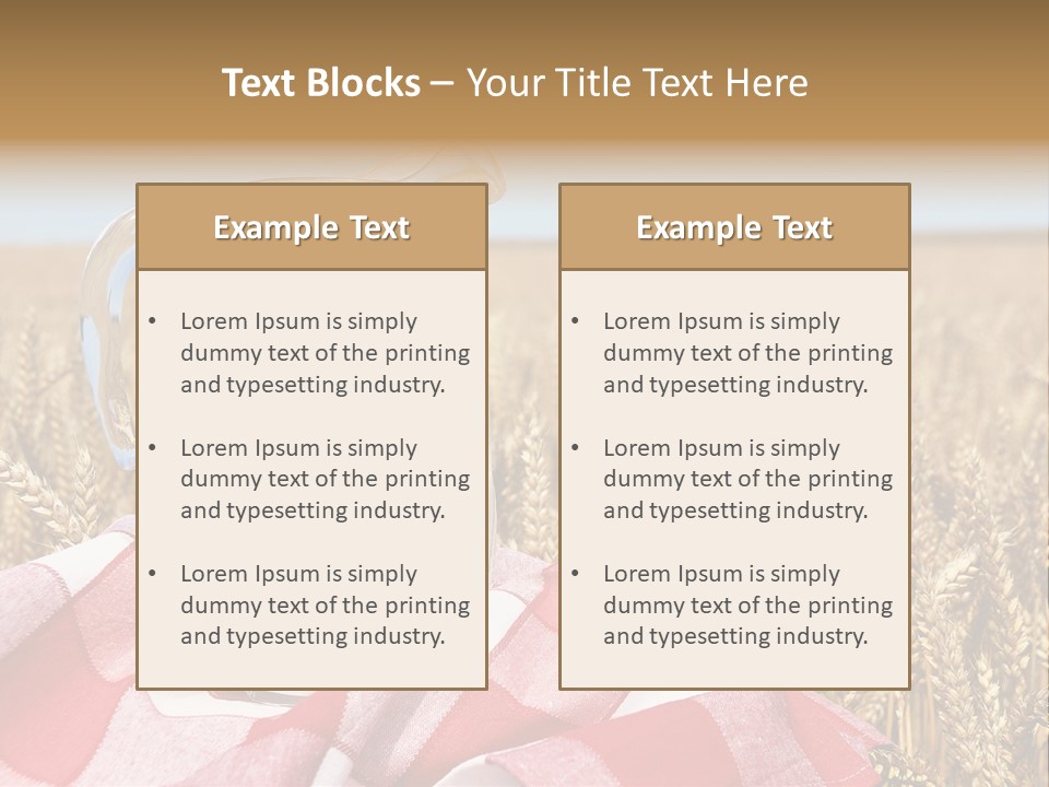 Idyllic Dairy Creamy PowerPoint Template