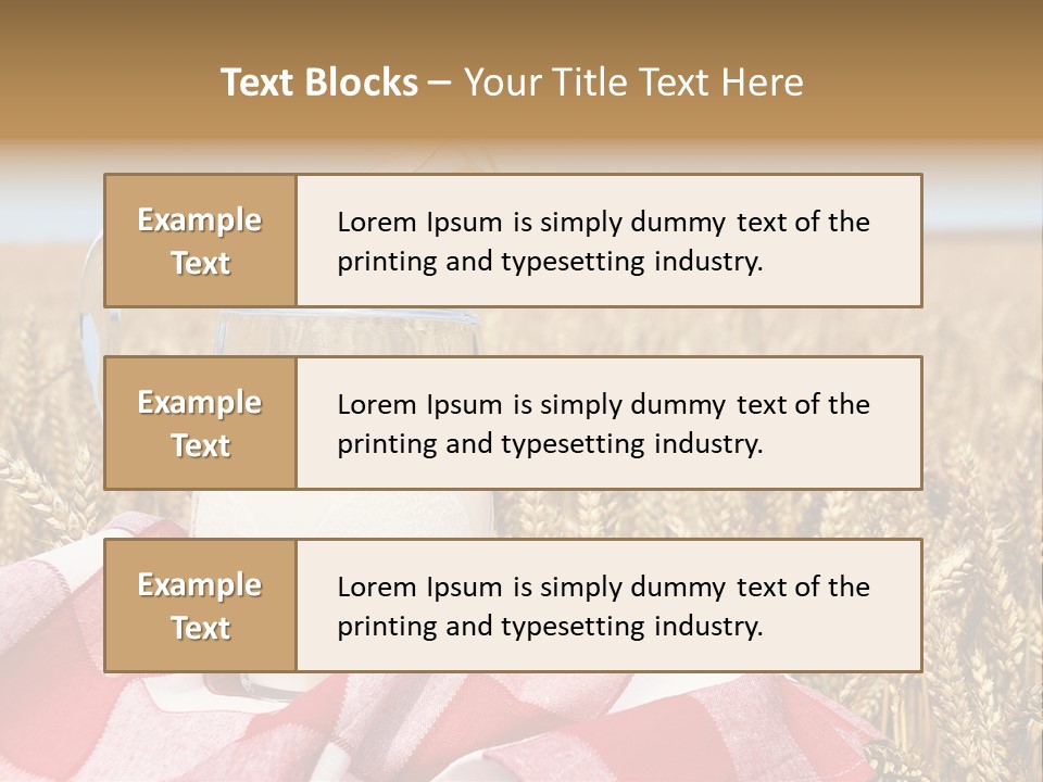 Idyllic Dairy Creamy PowerPoint Template