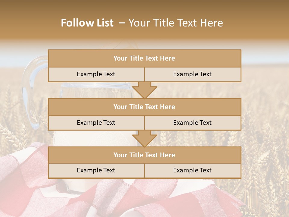 Idyllic Dairy Creamy PowerPoint Template