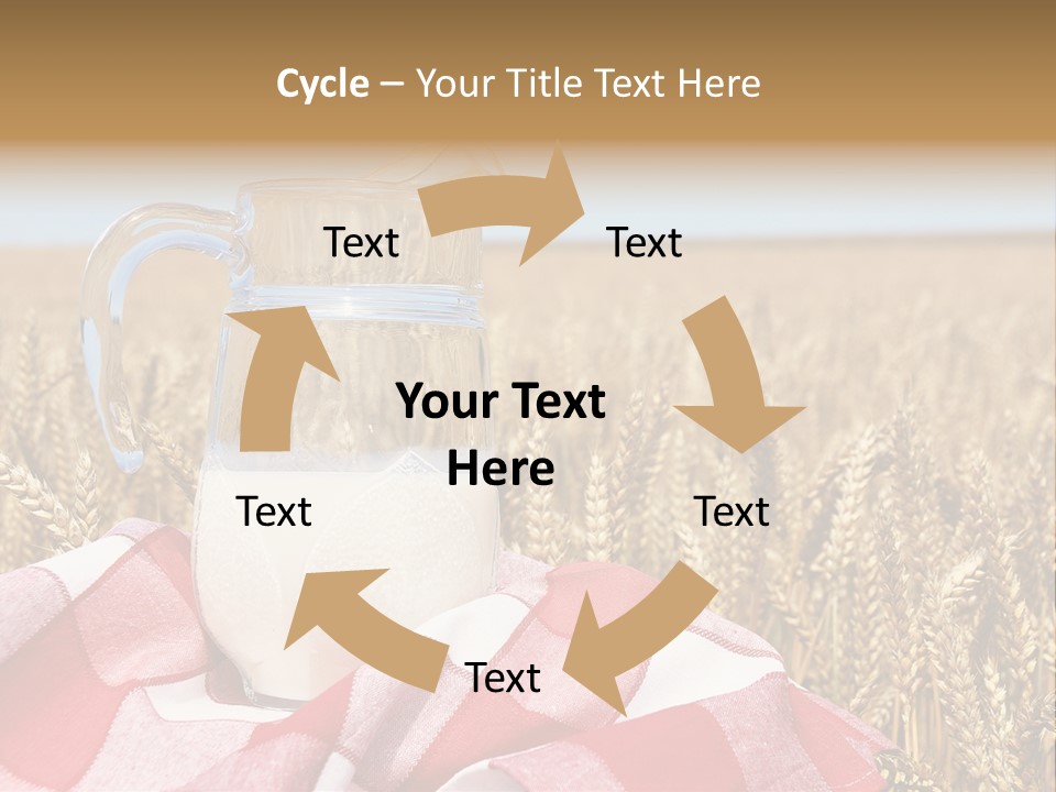 Idyllic Dairy Creamy PowerPoint Template