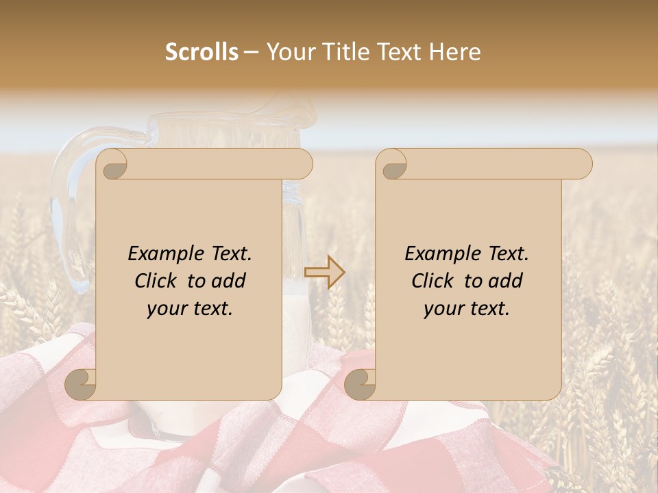 Idyllic Dairy Creamy PowerPoint Template