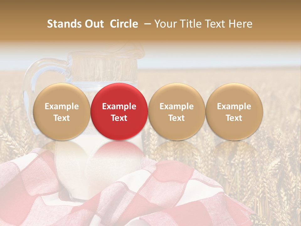 Idyllic Dairy Creamy PowerPoint Template