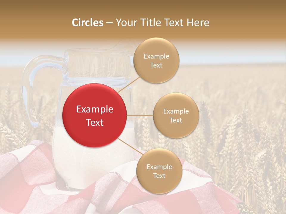 Idyllic Dairy Creamy PowerPoint Template