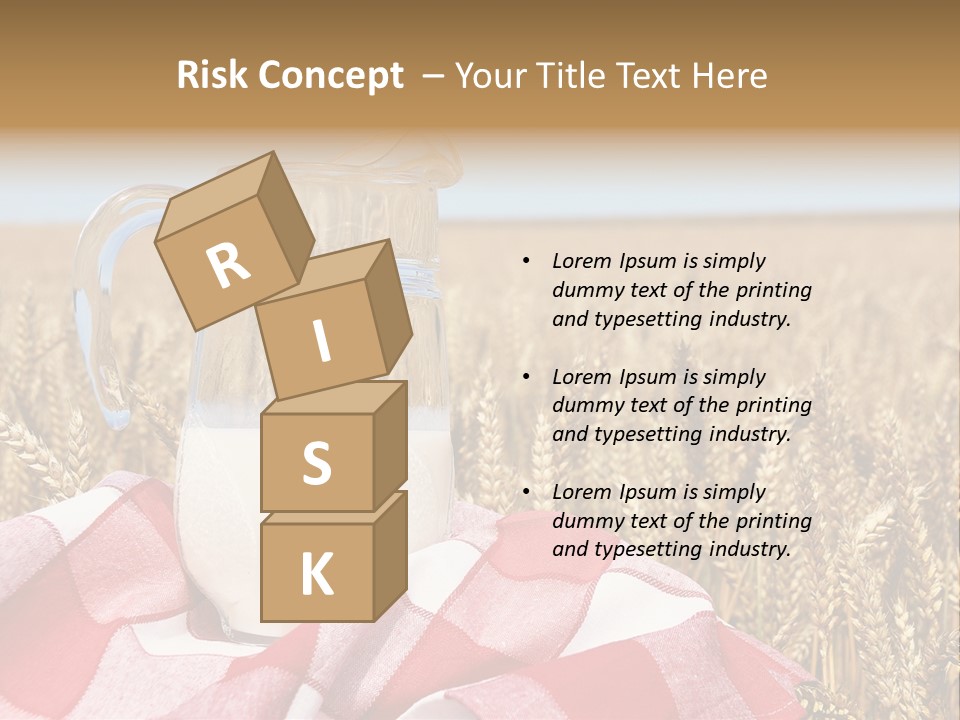 Idyllic Dairy Creamy PowerPoint Template