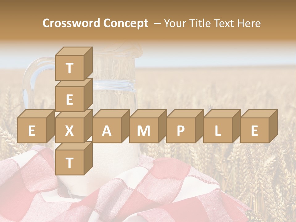 Idyllic Dairy Creamy PowerPoint Template