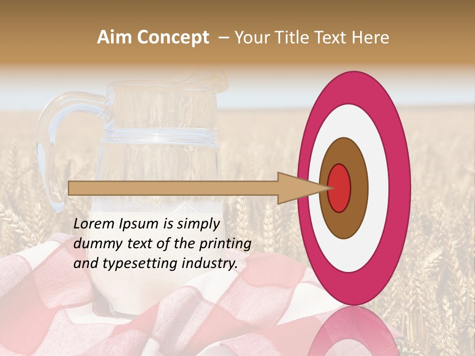 Idyllic Dairy Creamy PowerPoint Template