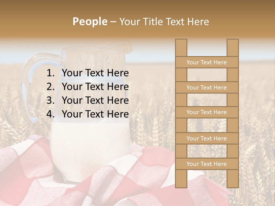 Idyllic Dairy Creamy PowerPoint Template