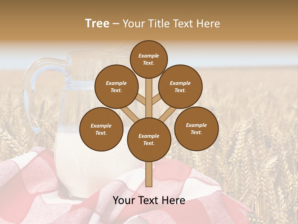 Idyllic Dairy Creamy PowerPoint Template