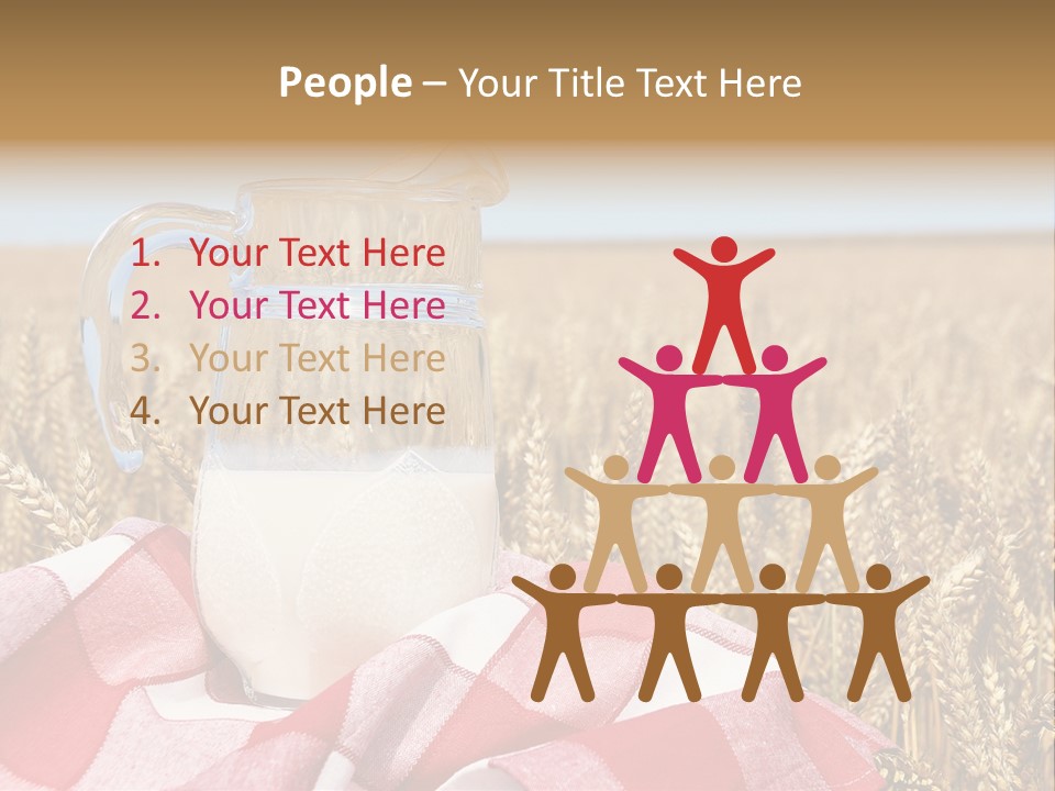 Idyllic Dairy Creamy PowerPoint Template