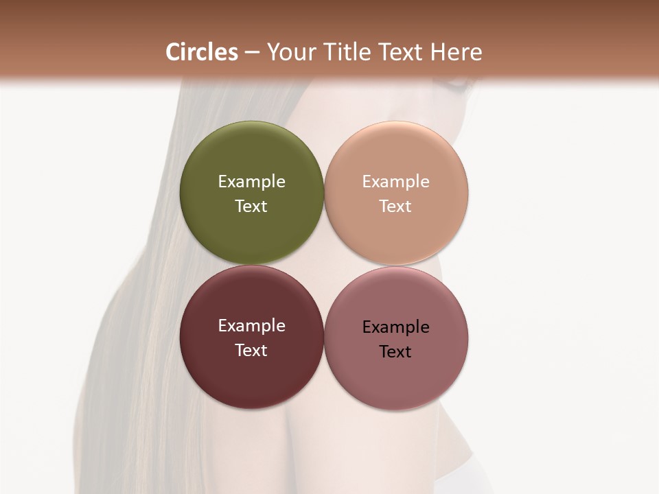 Hair Model Long PowerPoint Template