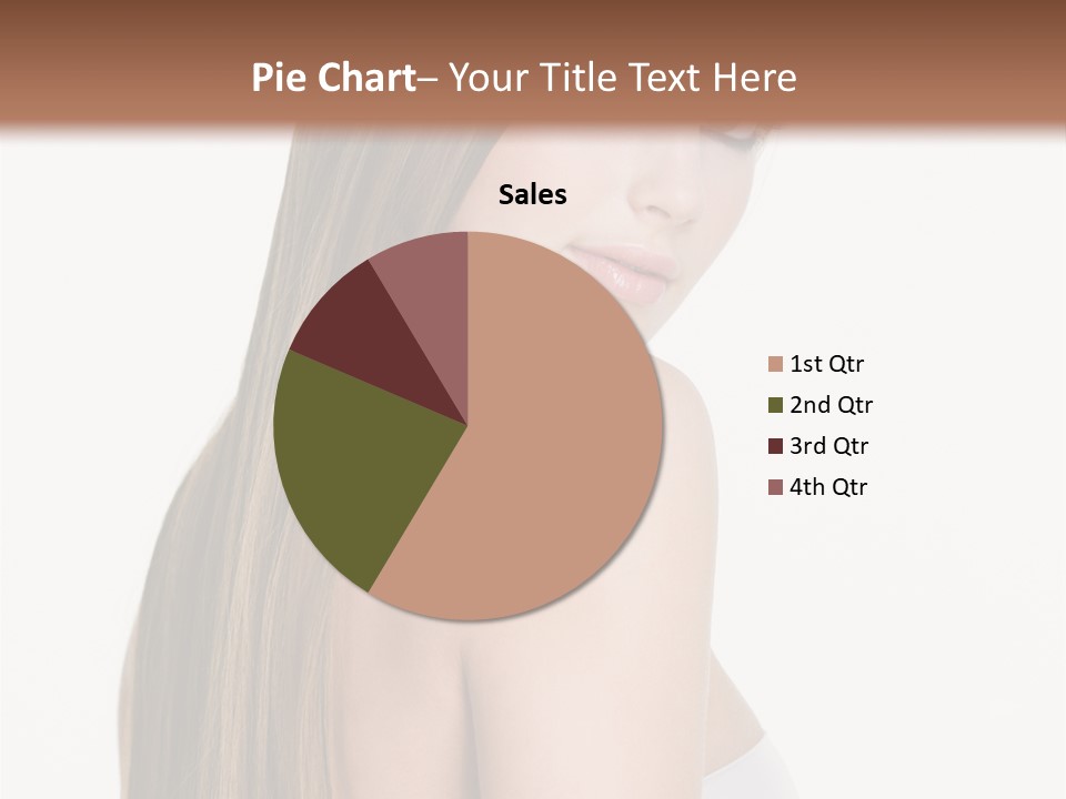 Hair Model Long PowerPoint Template