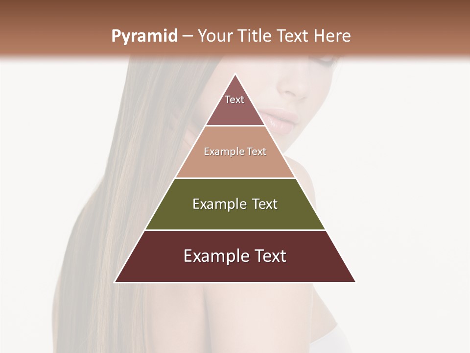 Hair Model Long PowerPoint Template