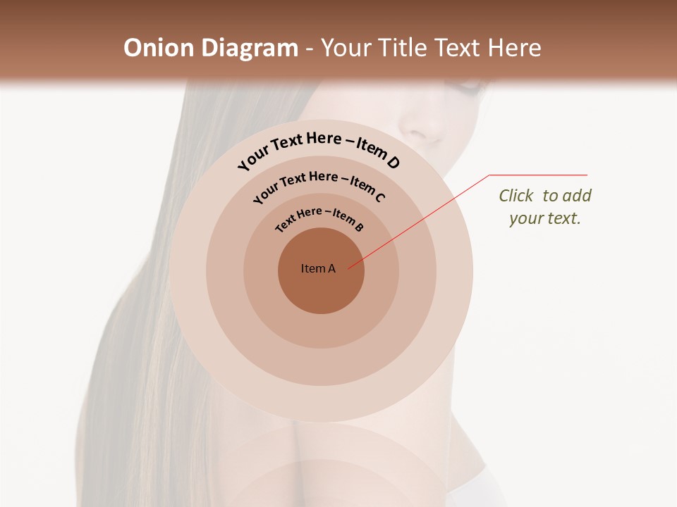 Hair Model Long PowerPoint Template