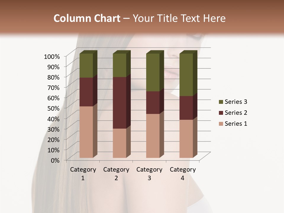 Hair Model Long PowerPoint Template