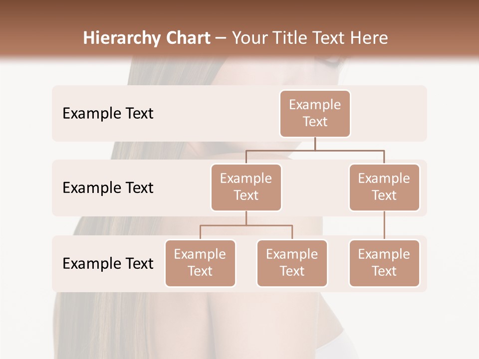 Hair Model Long PowerPoint Template
