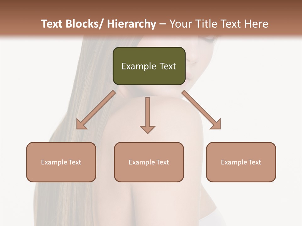 Hair Model Long PowerPoint Template