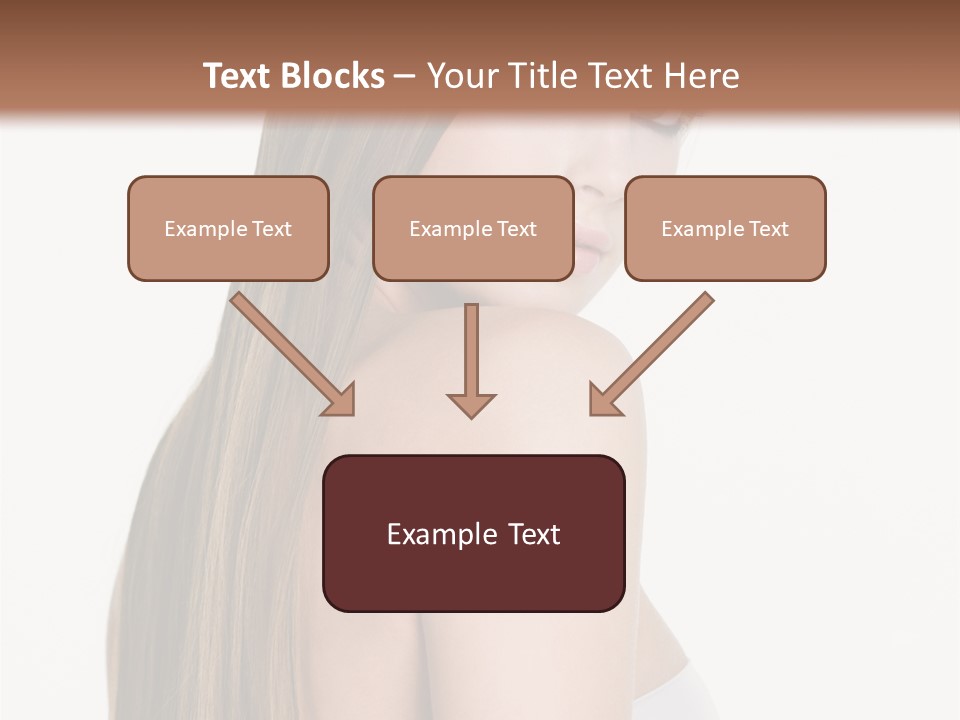 Hair Model Long PowerPoint Template