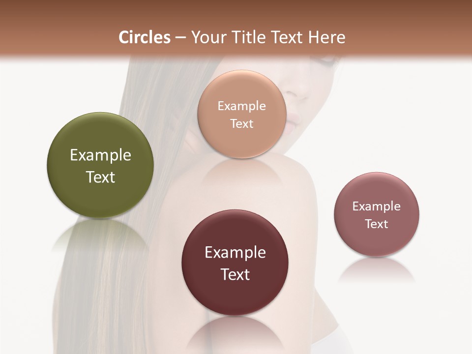 Hair Model Long PowerPoint Template