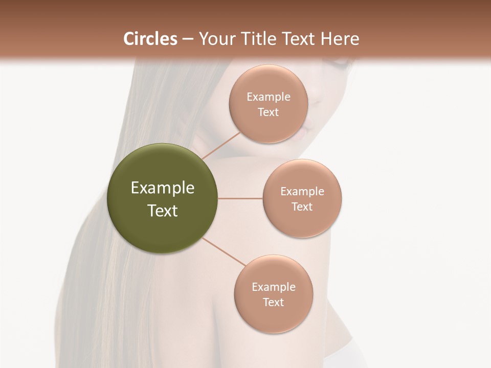 Hair Model Long PowerPoint Template