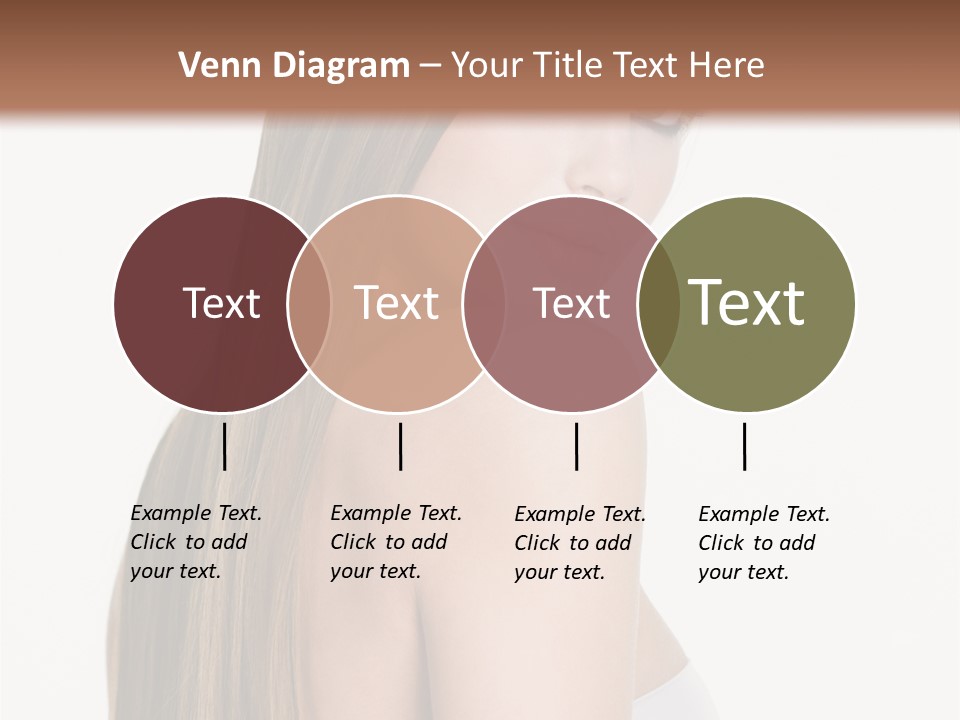 Hair Model Long PowerPoint Template